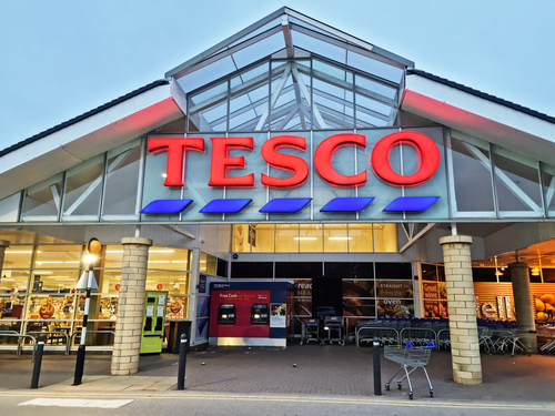 Tesco reports rise in clothing customers as shoppers seek